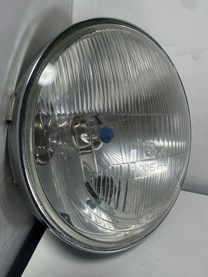 希少廃盤品当時物シビエ一文字180πシビエ凹みレンズ付きヘッドライト
