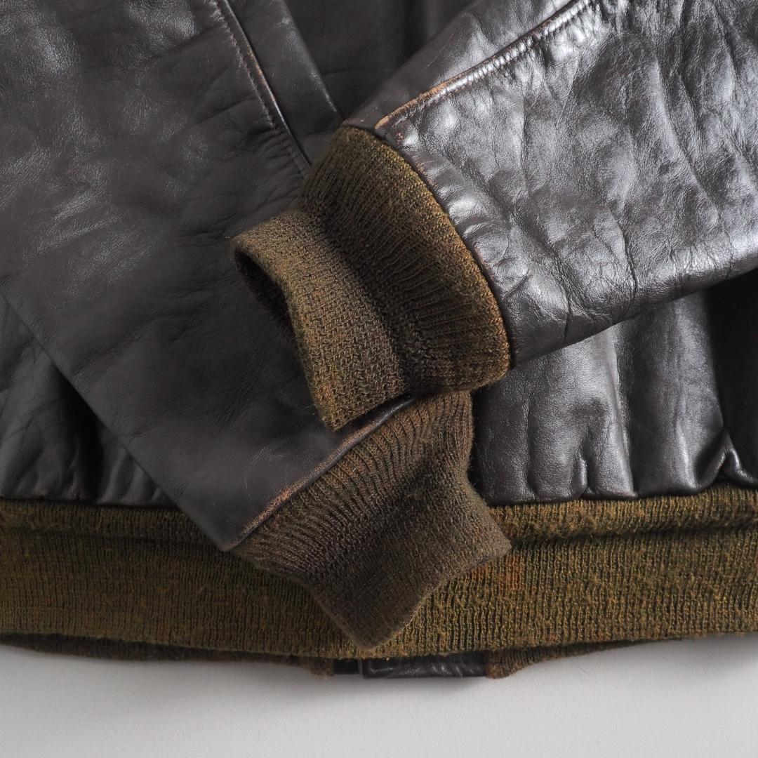 Schott　ショット　38　ライダースジャケット　G-1　ライナー付き　本革