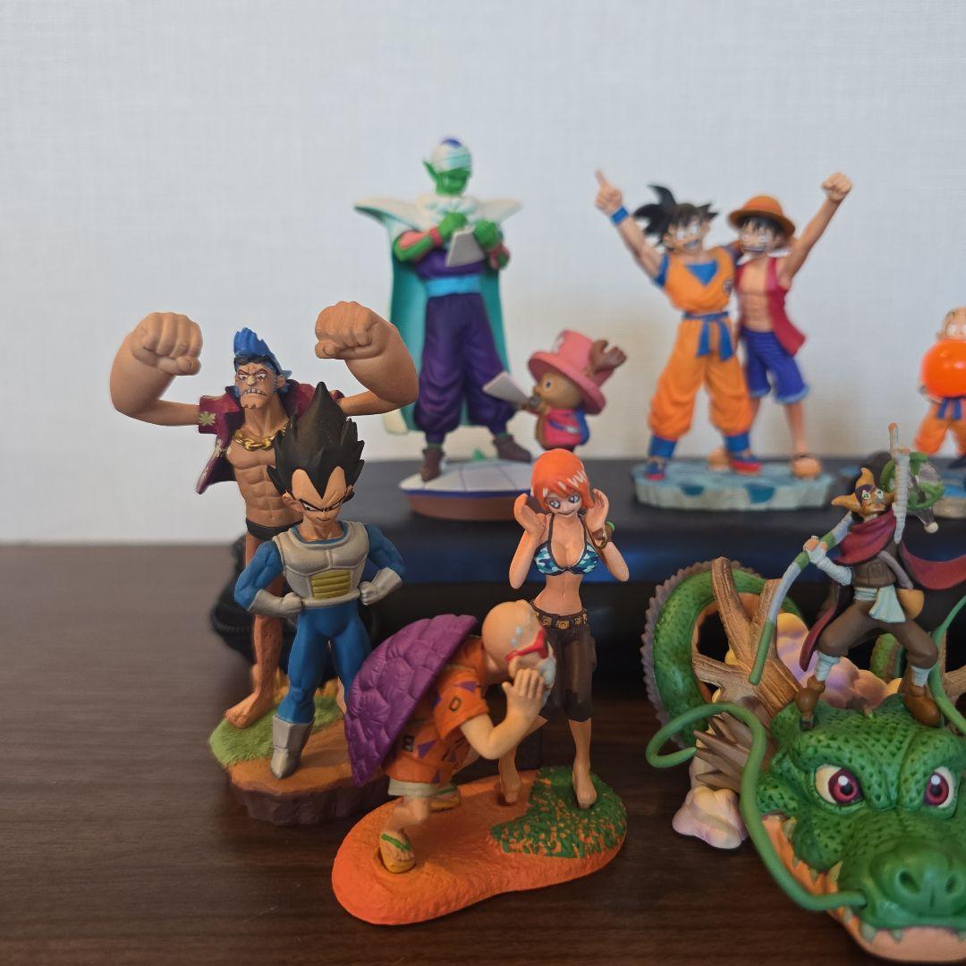 ドラゴンボールカプセル ワンピースコラボ 彩色フルコンプ