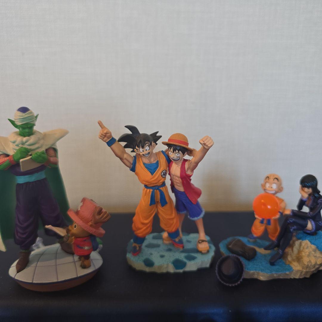 ドラゴンボールカプセル ワンピースコラボ 彩色フルコンプ