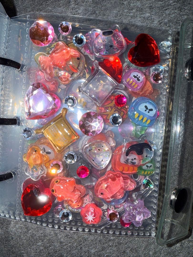 ラブブ・和柄ボンボンドロップシール帳完成品❤︎