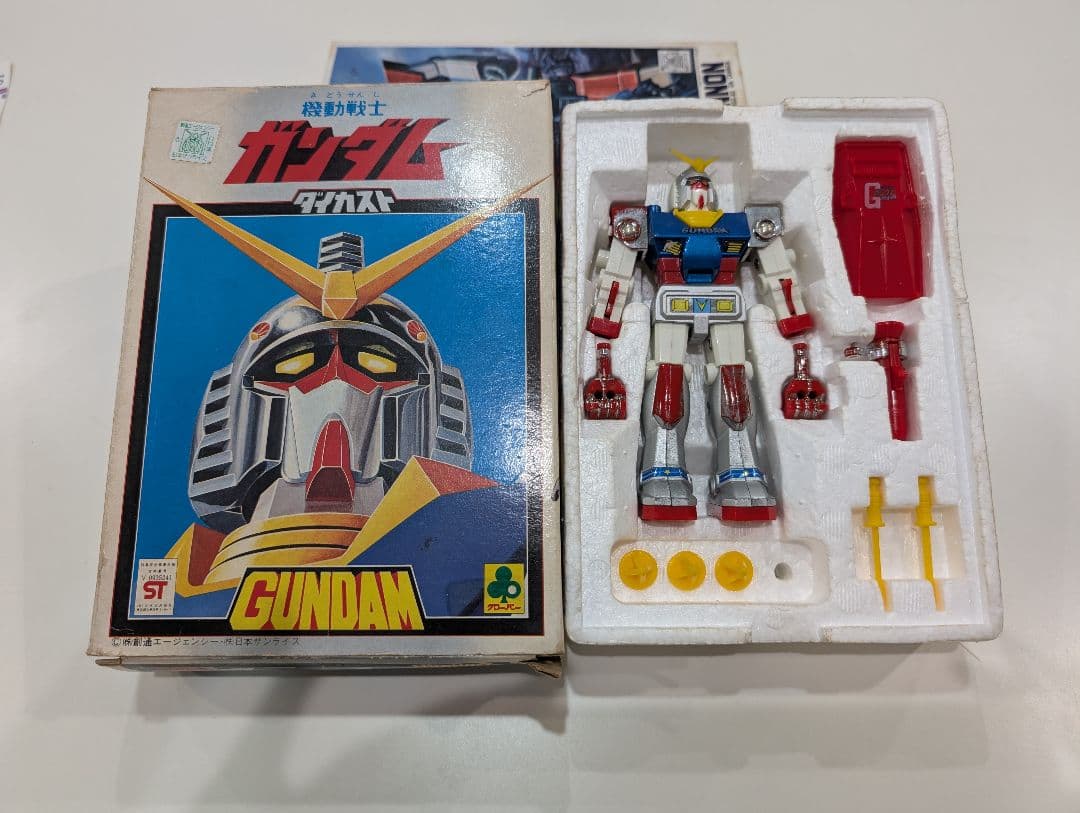 機動戦士ガンダムDX　ダイカスト　クローバー　レア　超合金