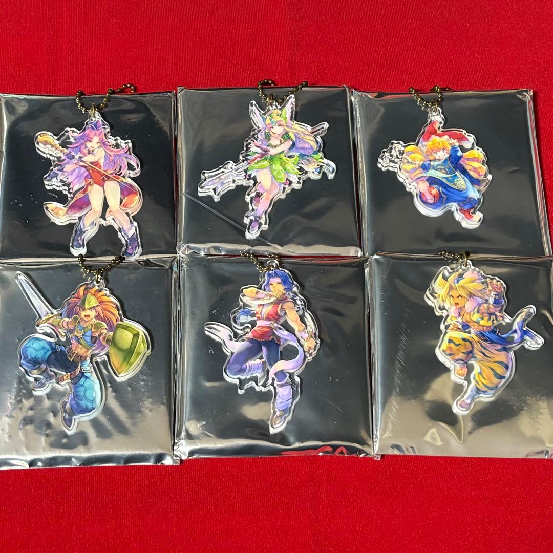 聖剣伝説3 スクエニカフェ限定　アクリルキーホルダー　6種セット