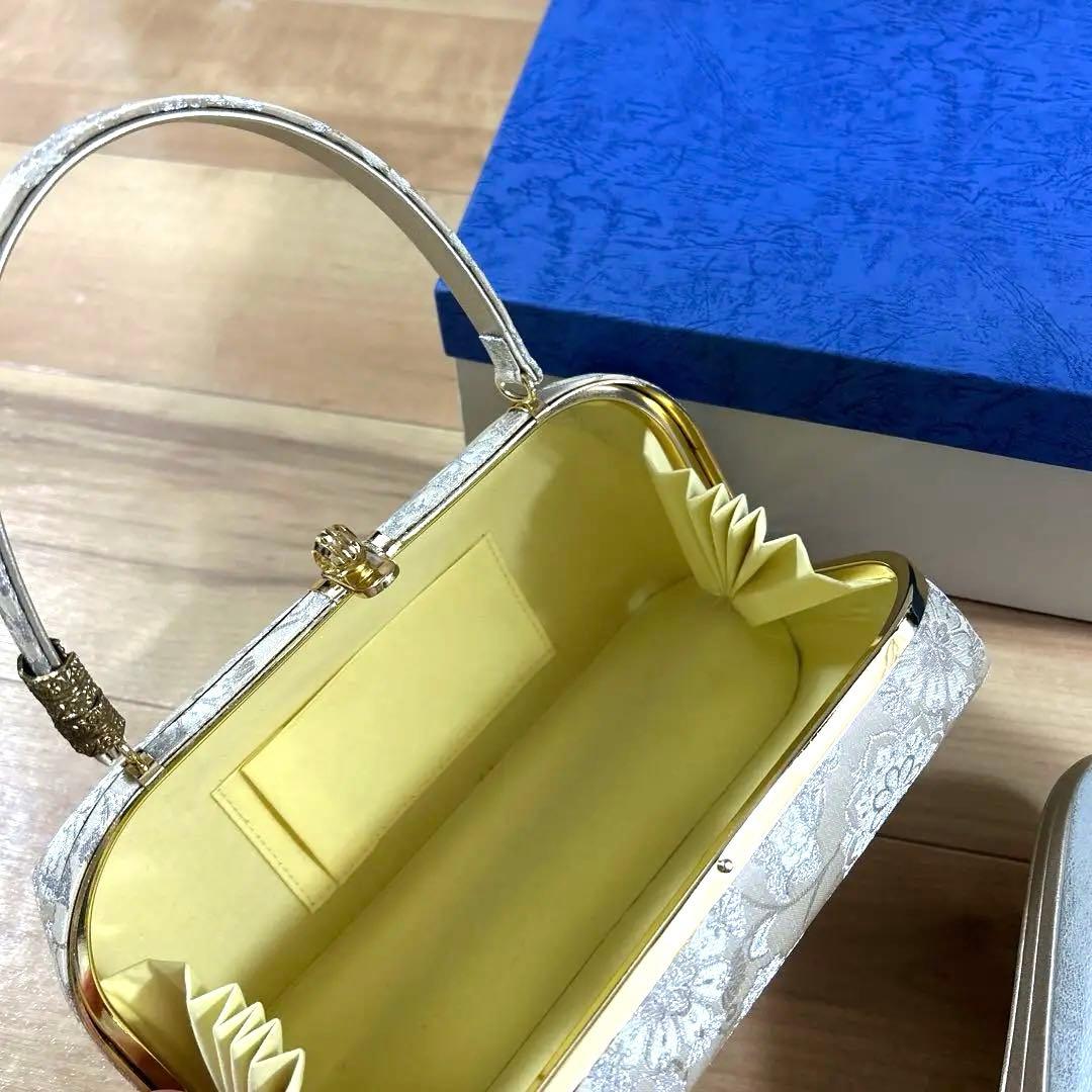 フォーマル 正絹帯地 草履 バッグセット 和装 一度のみ使用 ②