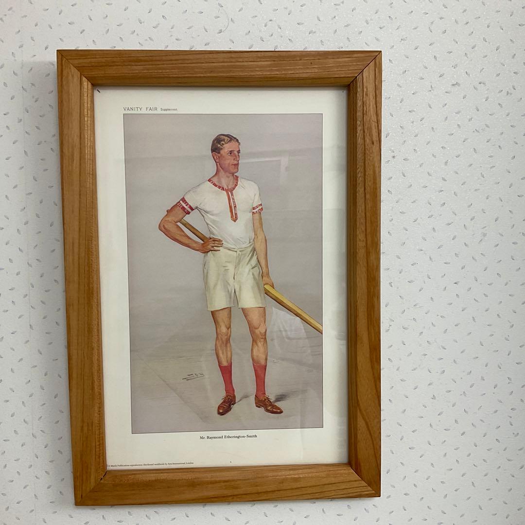 Oarsman Mr.Raymond Etherington-Smith 額装