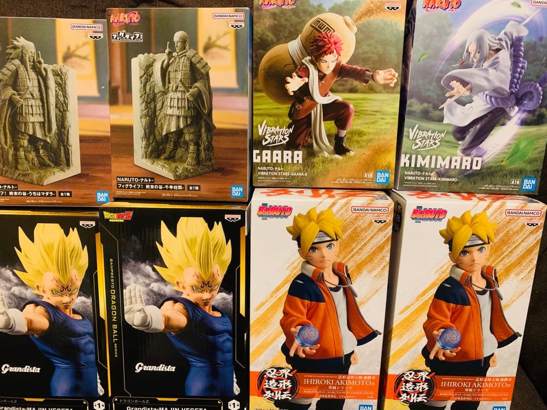 21 ナルト　フィギュア　ドラゴンボール　我愛羅　キミマロ　マダラ　柱間