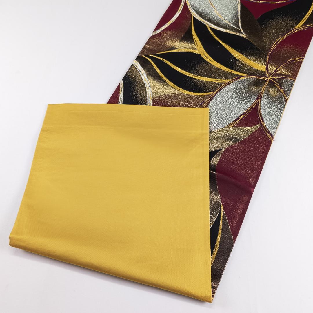 momo R7SK1496 袋帯 大ぶりの花文 ラメ 礼装用 六通柄