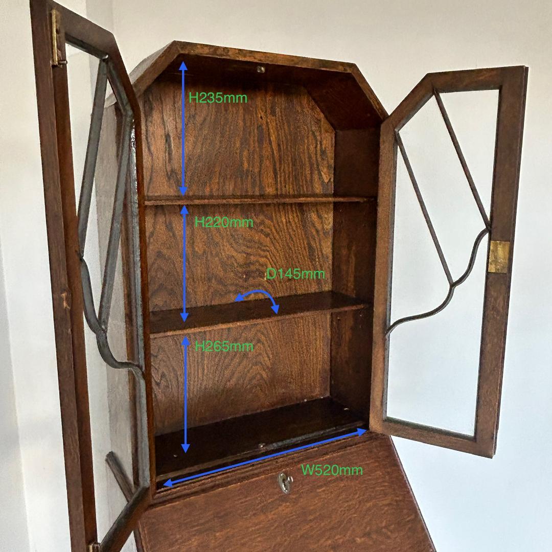 イギリス アンティーク家具 ビューローブックケース 1930年頃 826A