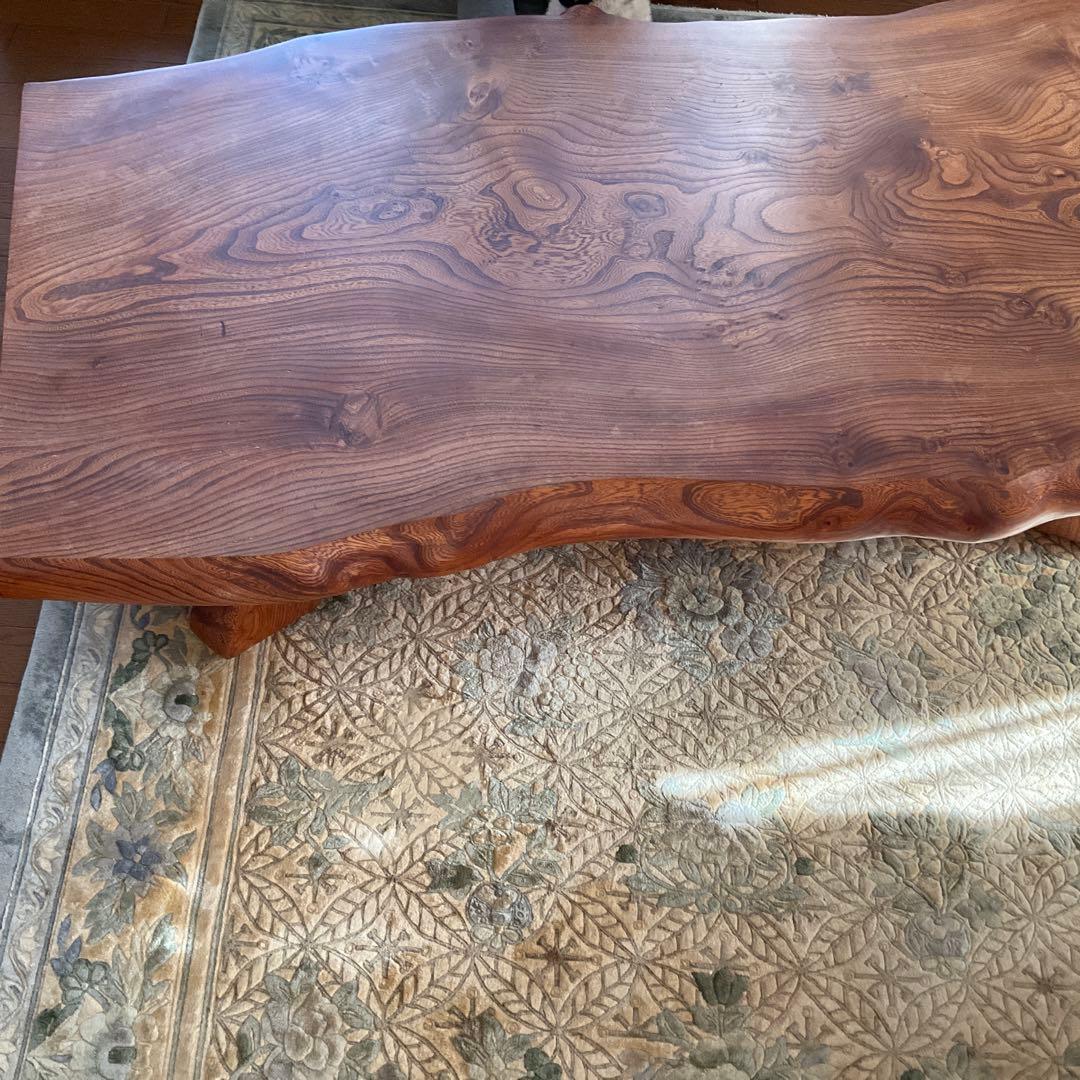 希少な屋久杉一枚板、ローテーブル、座卓