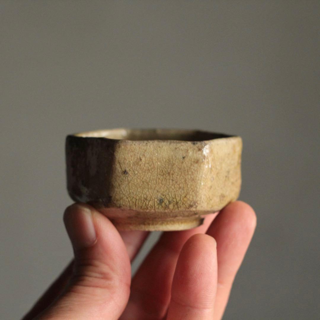 六角 平盃 酒器 盃 ぐい呑み 古美術 古道具 アンティーク