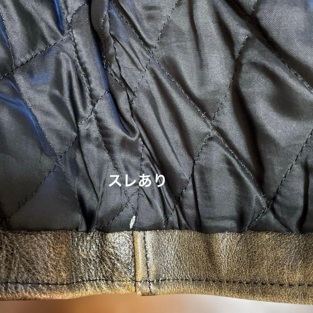 R.B.C シングルライダース レザージャケット メンズ Lsize