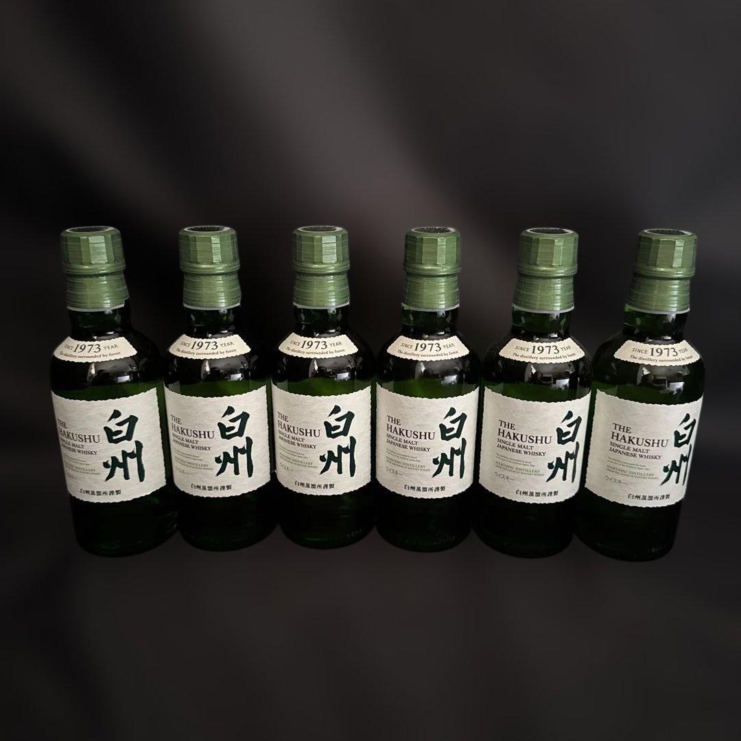 大特価【未開封】 白州 180ml ６本セット サントリー