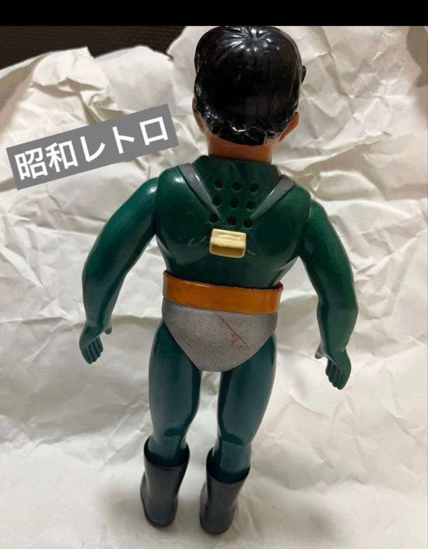 レア　希少！！　旧バンダイ デビルマン 笛付き ソフビ BANDAI 昭和レトロ