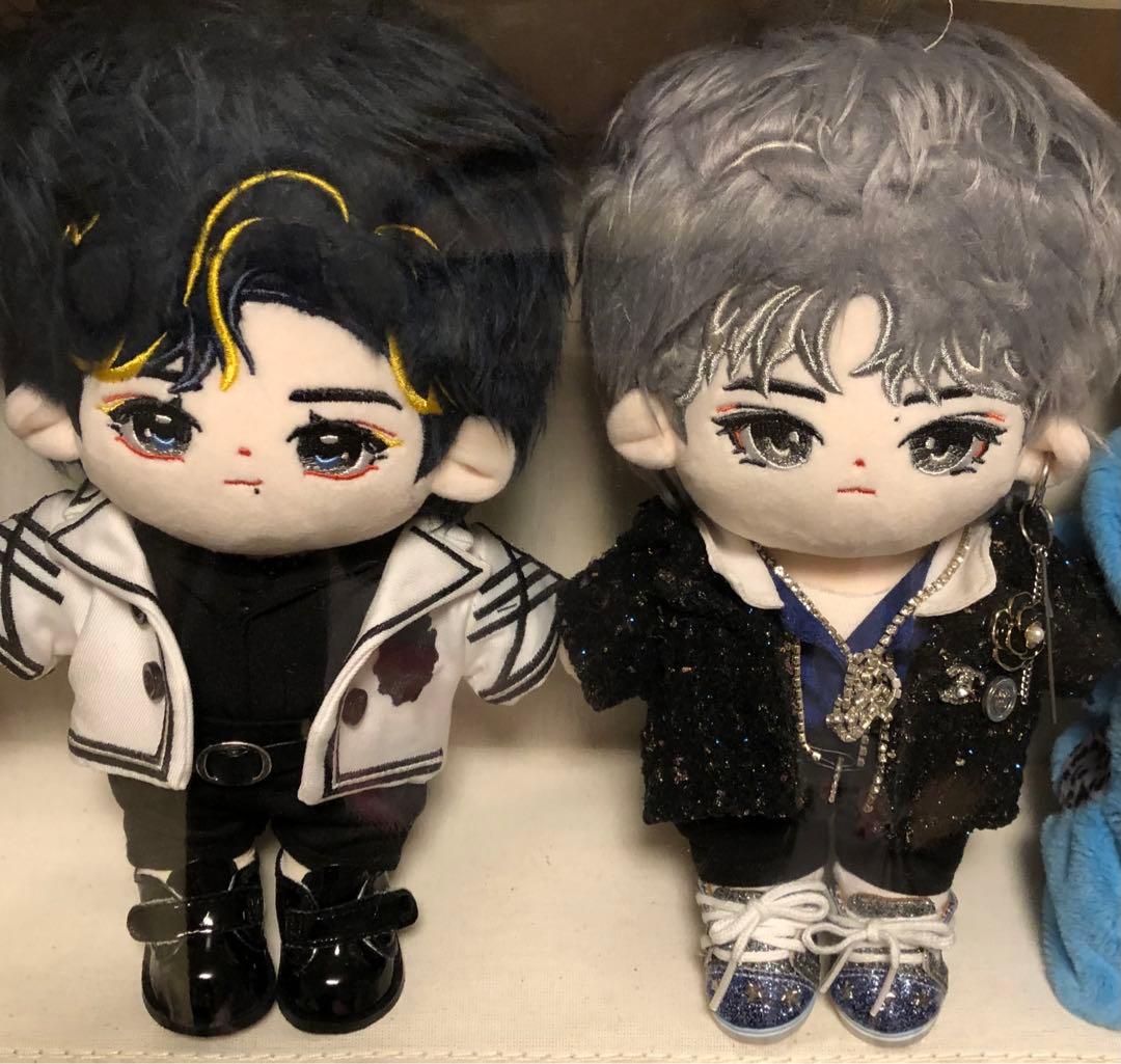 超激レアぬいぐるみ　王一博　肖战　肖戦　20cm ぬいペア　2体セット