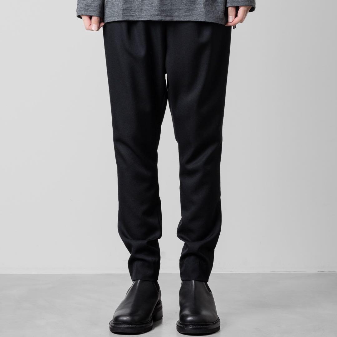 パンツ ato CLASSIC WOOL TWILL SARROUEL PANTS