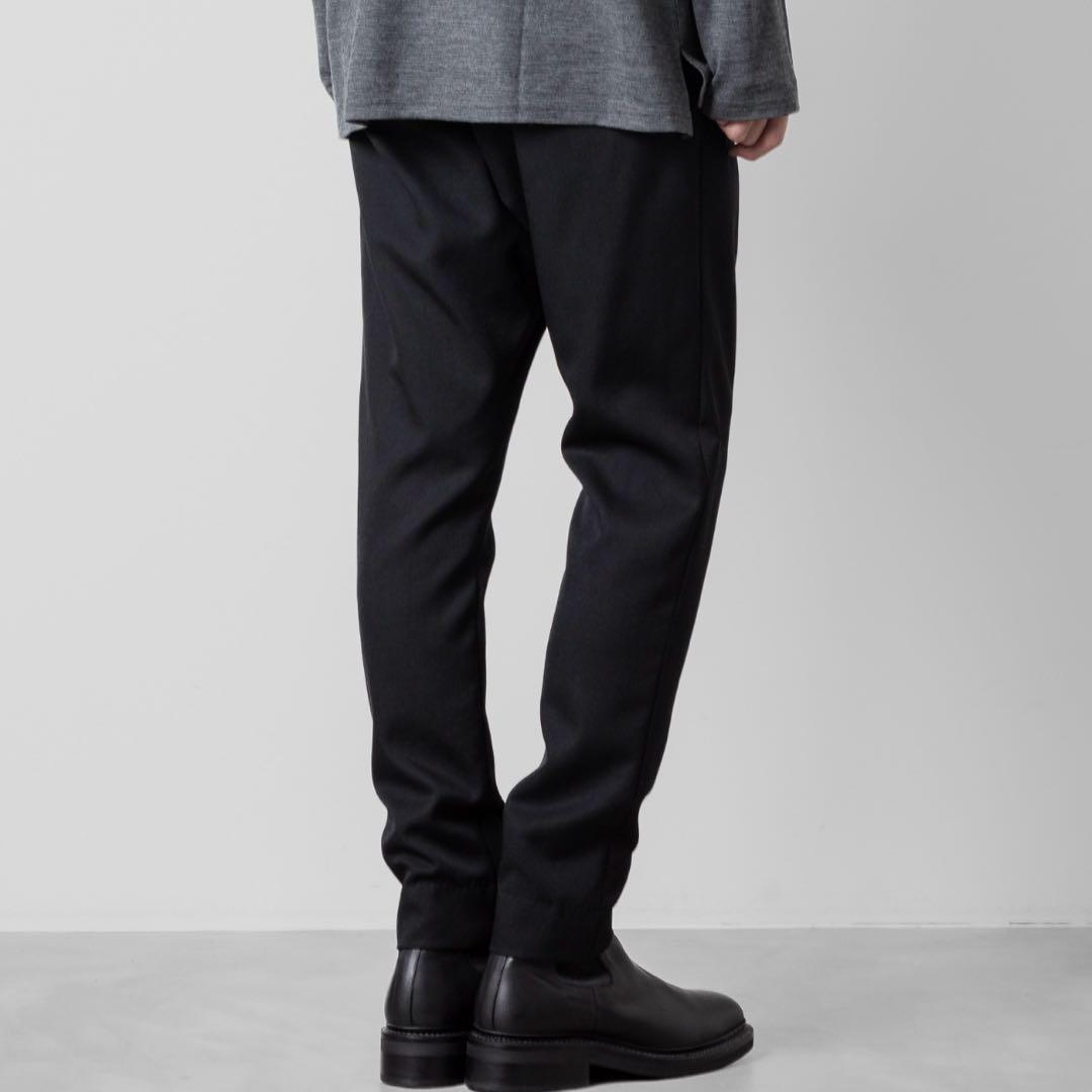 パンツ ato CLASSIC WOOL TWILL SARROUEL PANTS