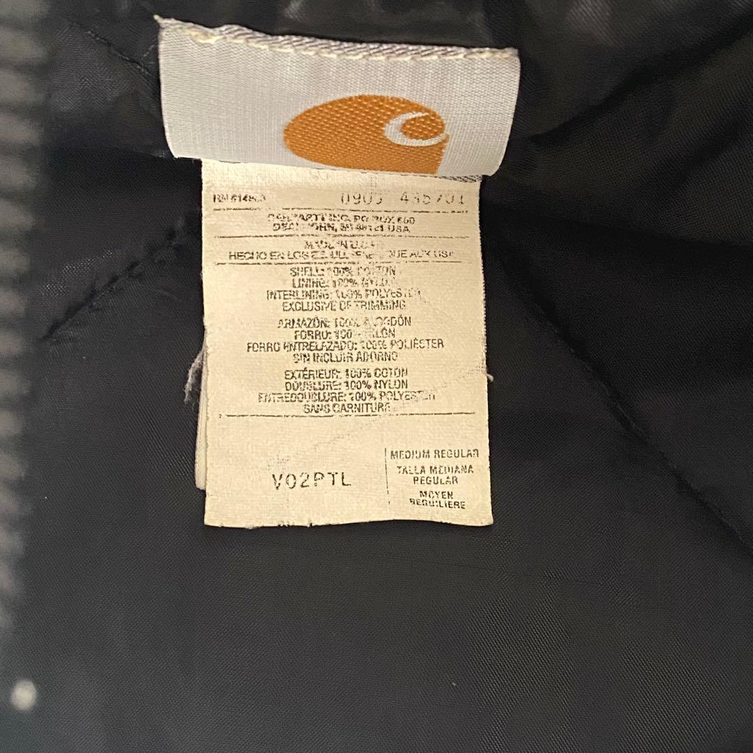 Mサイズ USA製 PTL スミクロ　Carhartt カーハート ダックベスト