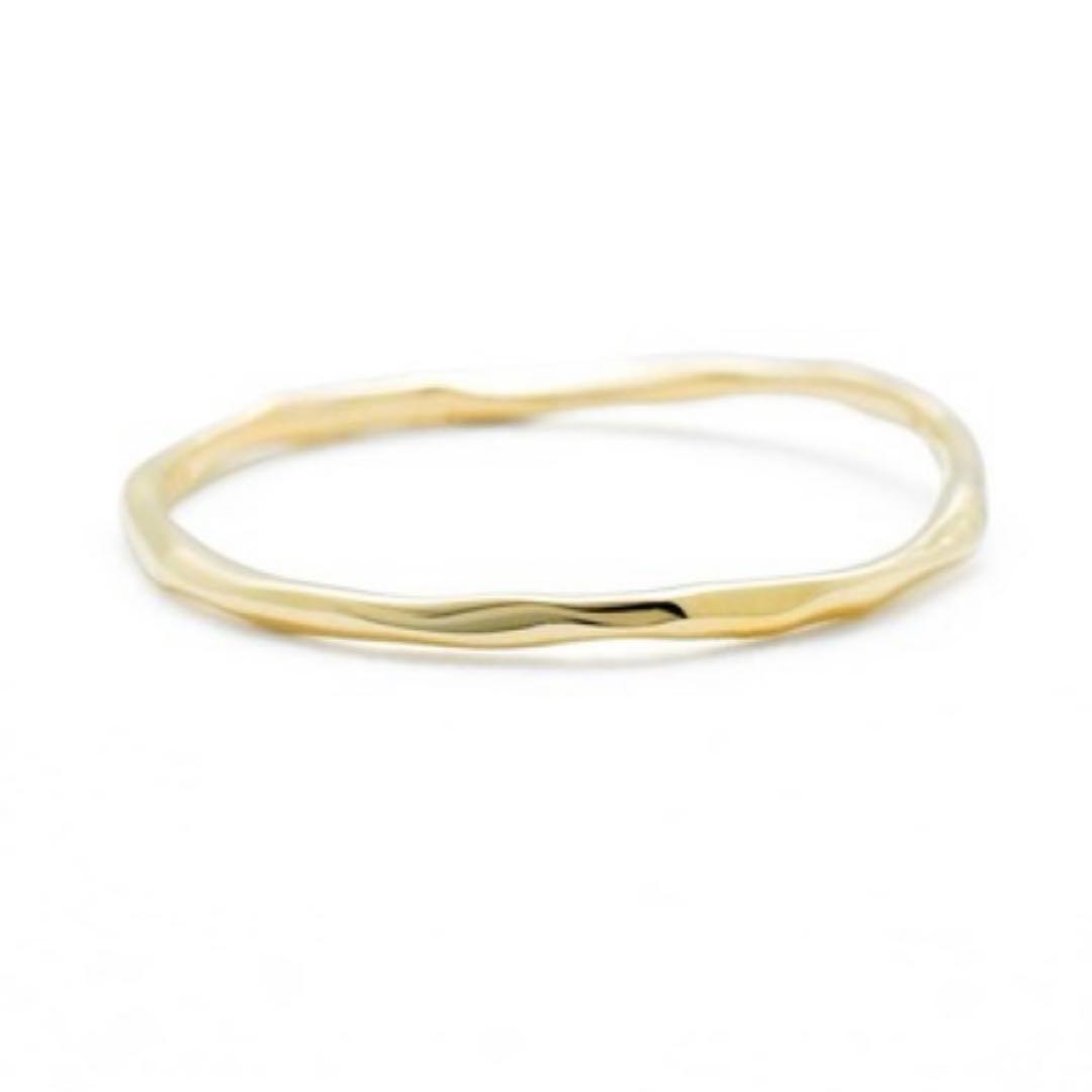 ESTELLE k10 イエローゴールド リング　15号