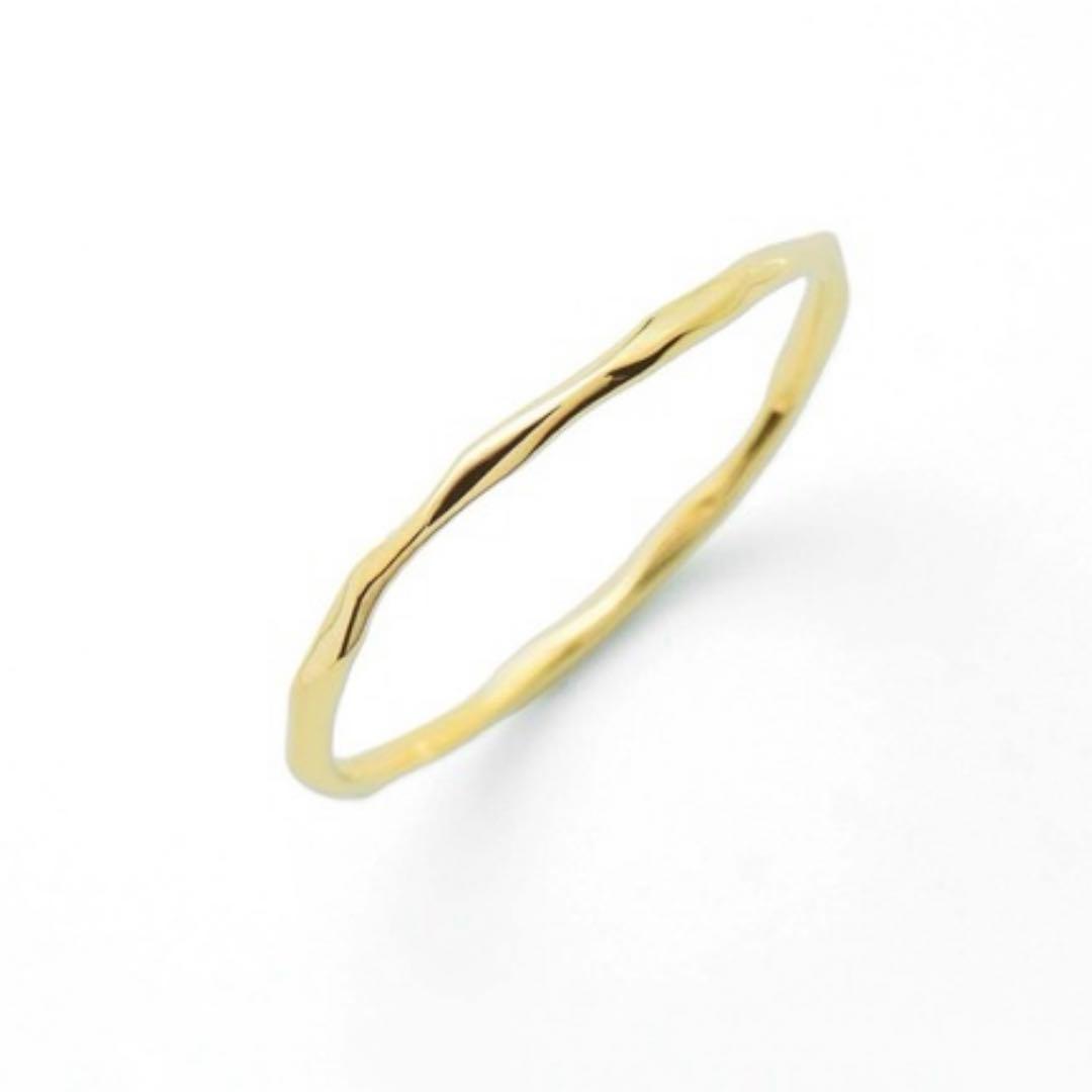 ESTELLE k10 イエローゴールド リング　15号