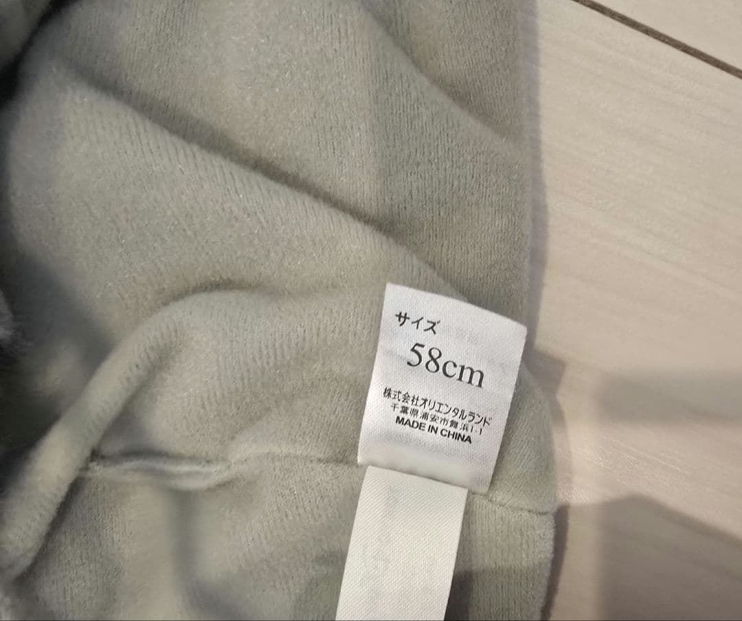 ディズニーファンキャップ ヒョウ柄 グレー