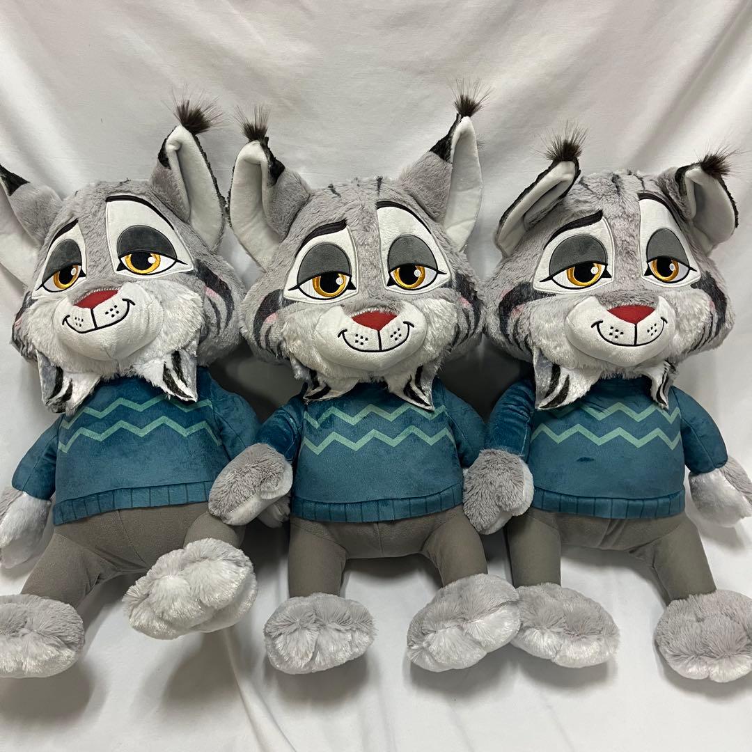 ズートピア2 パウバート FukuFuku V-BIG ぬいぐるみ　3点セット