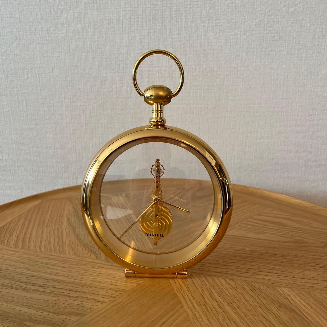 ジャガールクルト 純正スケルトン手巻き置き時計