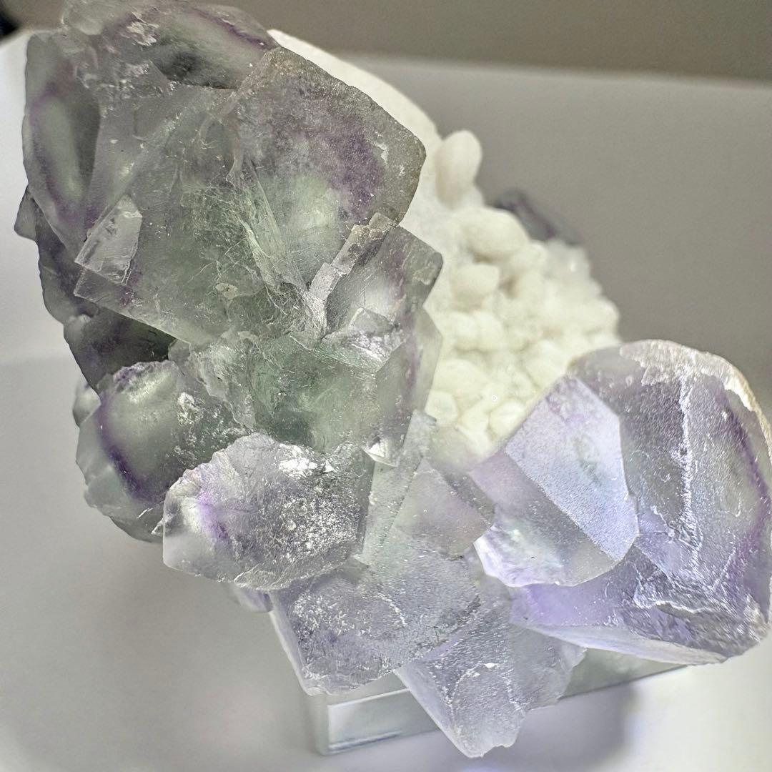 452 中国　内モンゴル産　フローライト&クォーツ