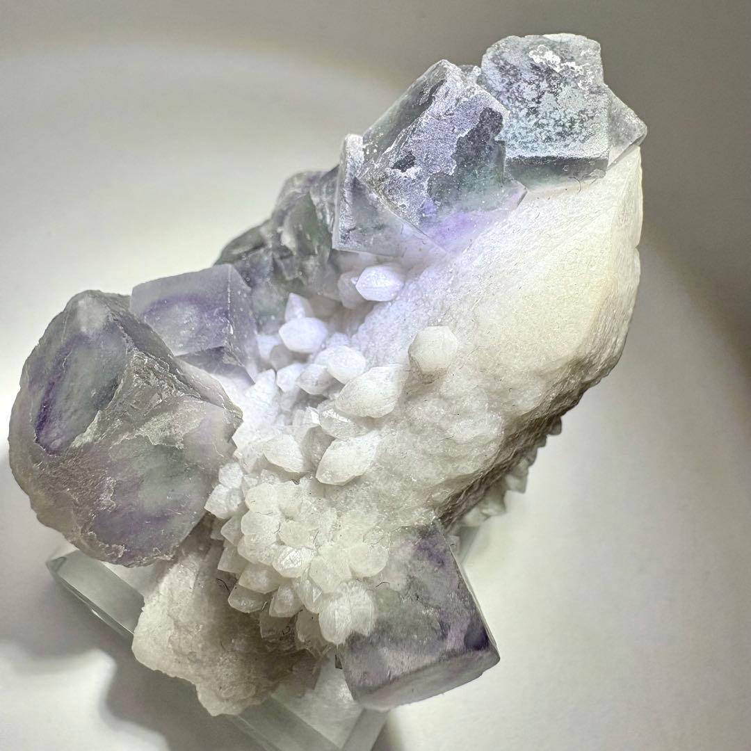 452 中国　内モンゴル産　フローライト&クォーツ