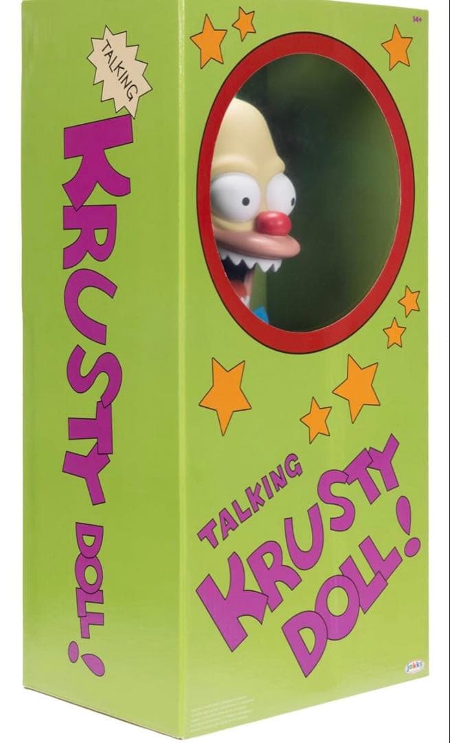 タイムセール！TALKING KRUSTY DOLL 16インチ　新品未開封