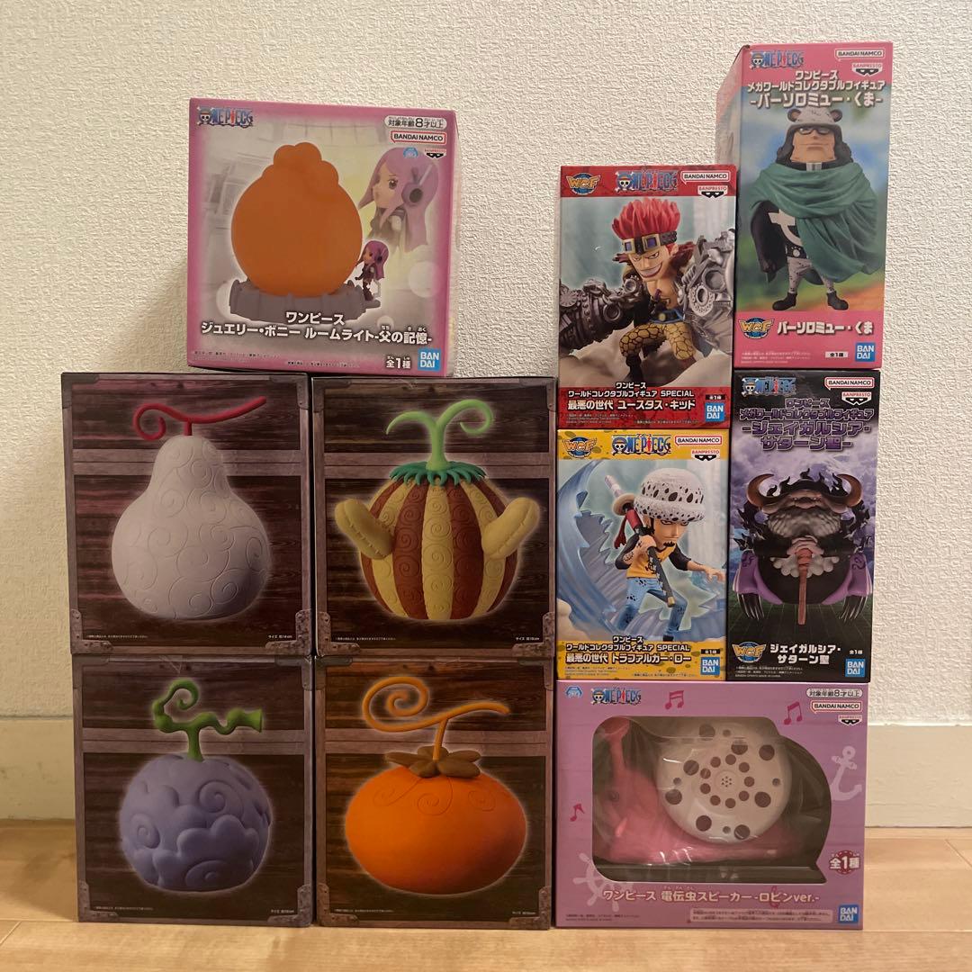 ワンピース ワールドコレクタブルフィギュア/ルームライト プライズ 10点
