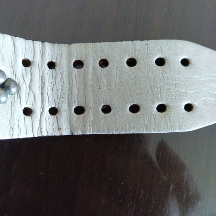 ウルフズ⭐︎約35㎜スタッズレザーブレスレット