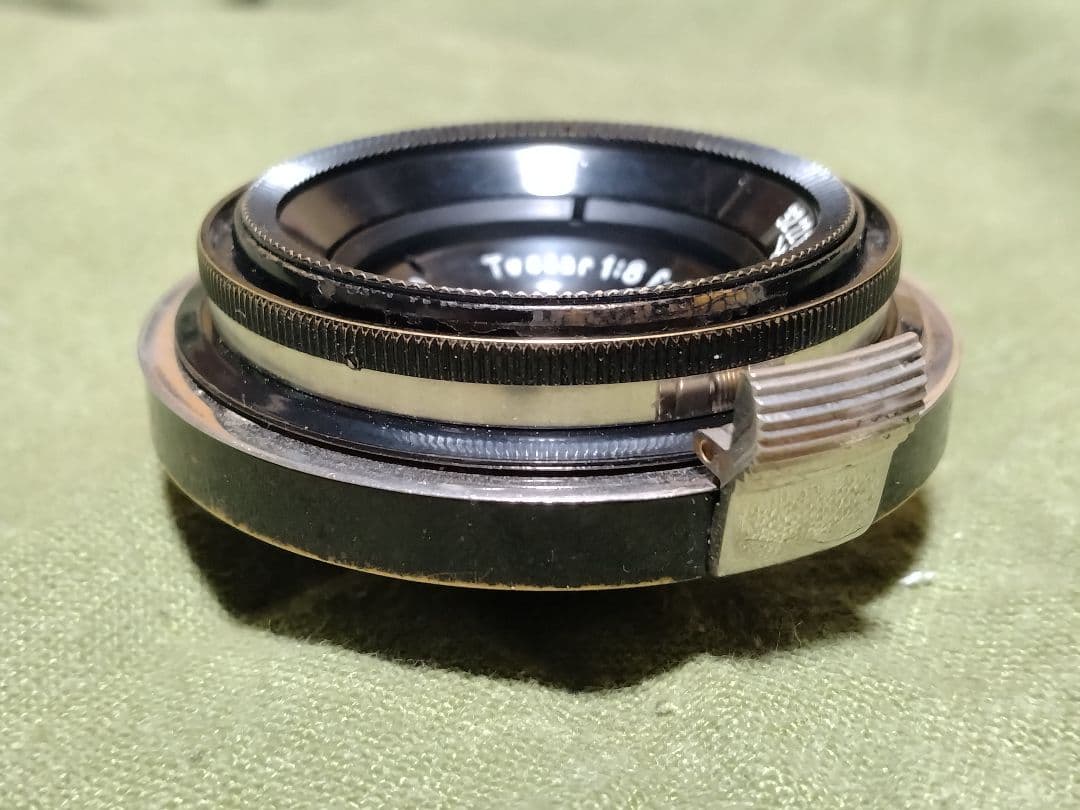 コンタックス用　テッサー28mm　f8　ライカMマウントアダプター付属