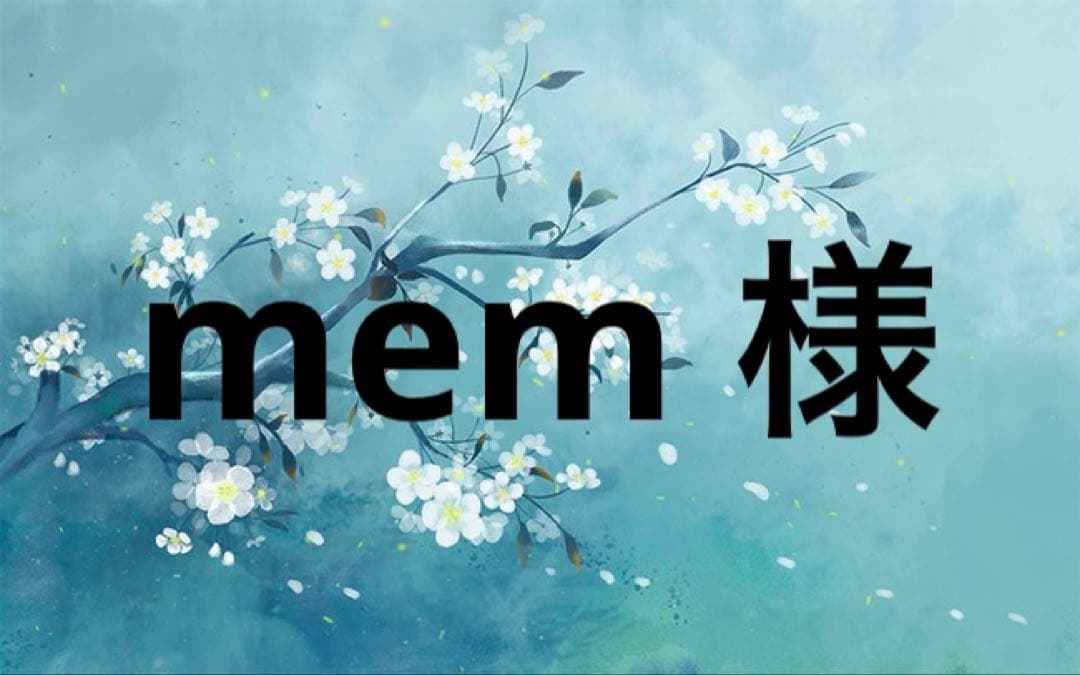 小物 mem