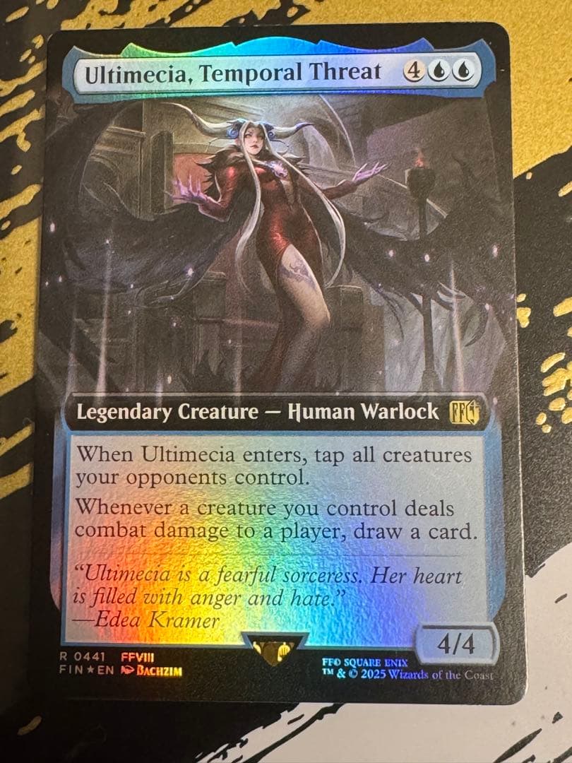 【Foil】(441)■拡張アート■時に抗う者、アルティミシア　英語