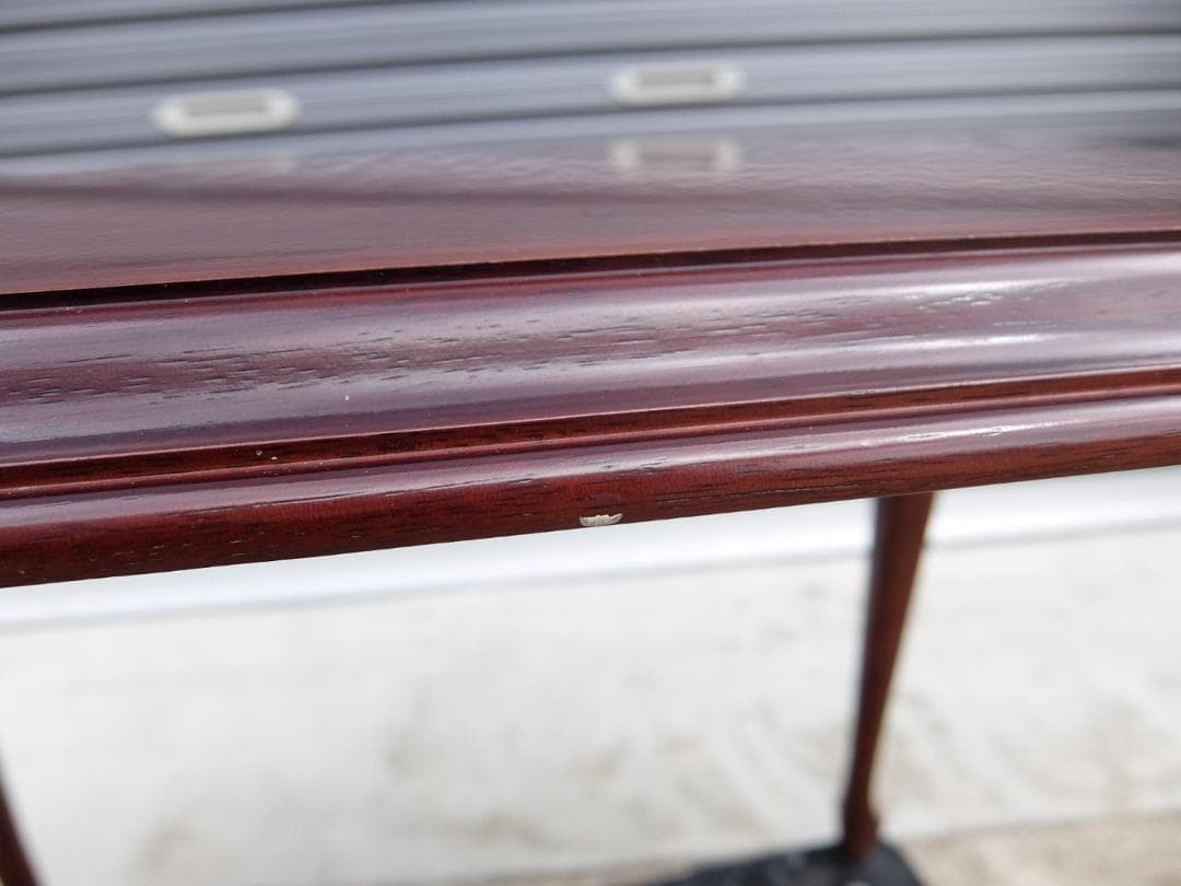 390　マルニ木工 サイドテーブル 天然木 アンティーク 猫脚