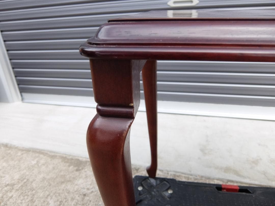 390　マルニ木工 サイドテーブル 天然木 アンティーク 猫脚