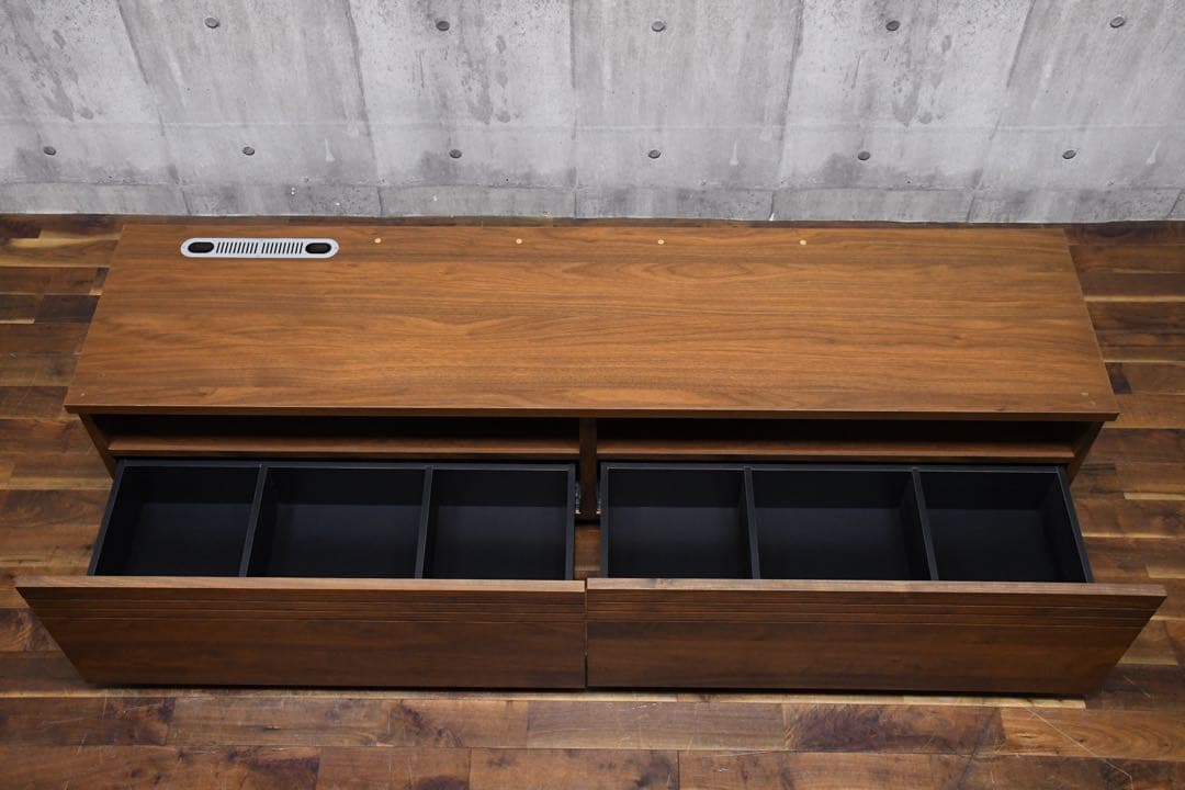 EKK36 岡家具 スカラ テレビボード ウォールナット無垢材 ローボード