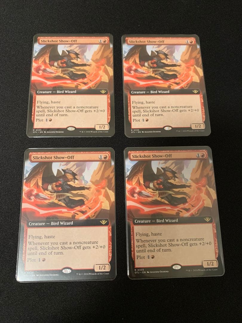 精鋭射手団の目立ちたがり　ボーダーレス版　英語版　4枚セット