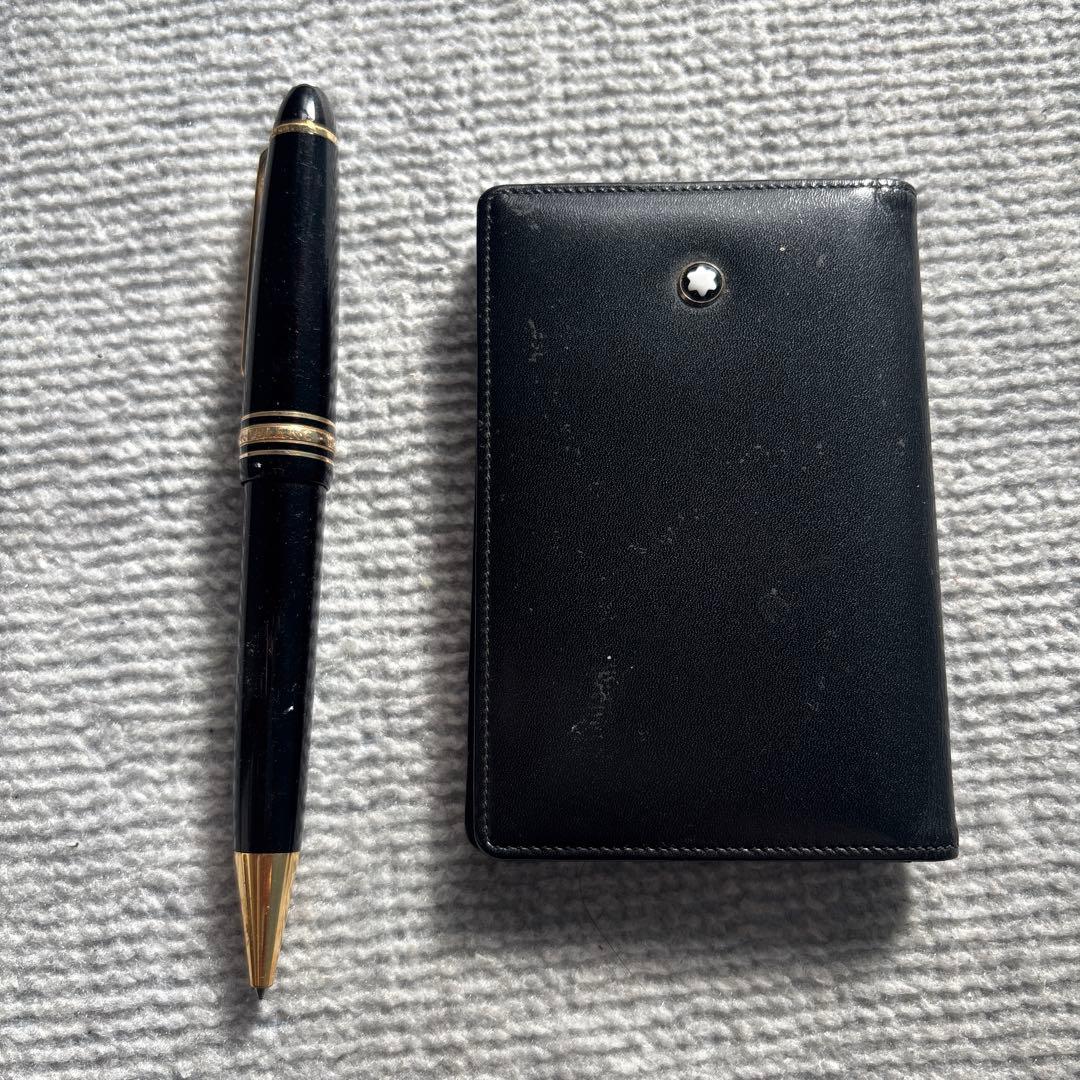 Mont Blancマイスターシュテックと名刺入れ
