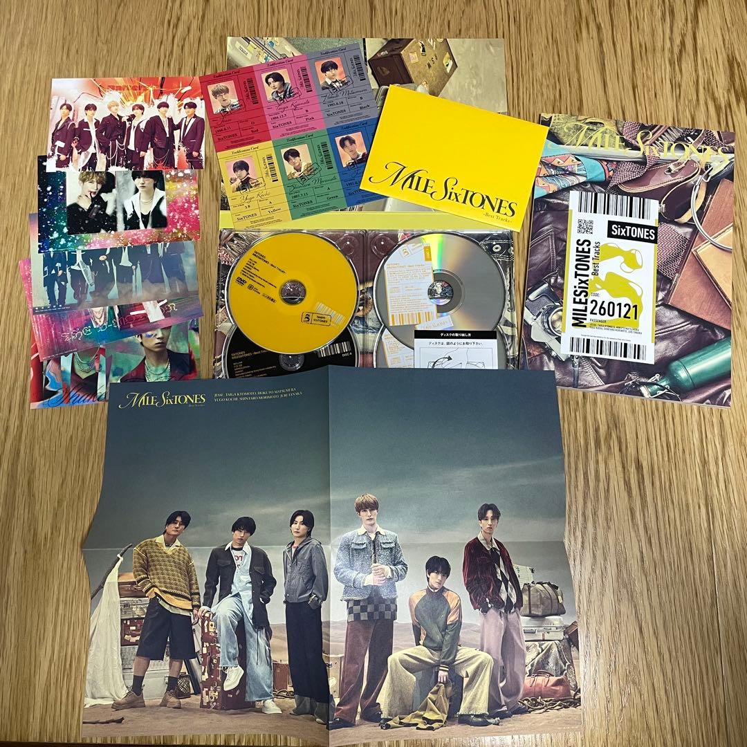 MILESixTONES 初回盤A 初回盤B セット （2CD+2DVD ）