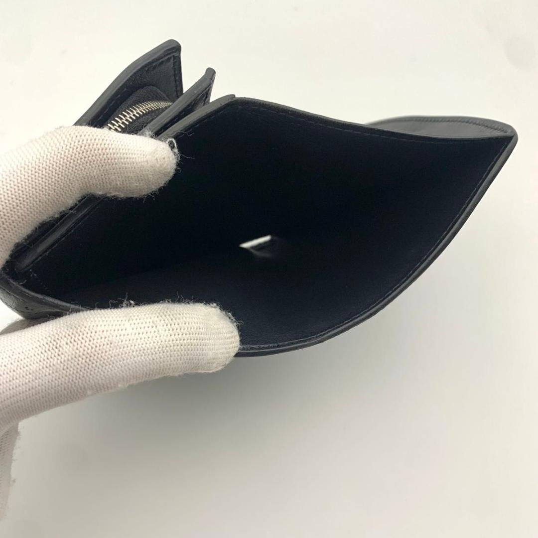 鑑定済み ルイヴィトン ポルトフォイユ イリス コンパクト 財布 マヒナ 黒