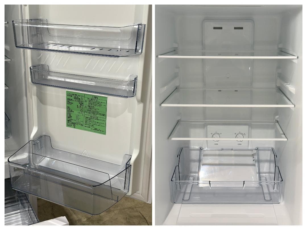 美品■ヤマダオリジナル■2ドア冷蔵庫 159L YRZ-F15MW 2024年製