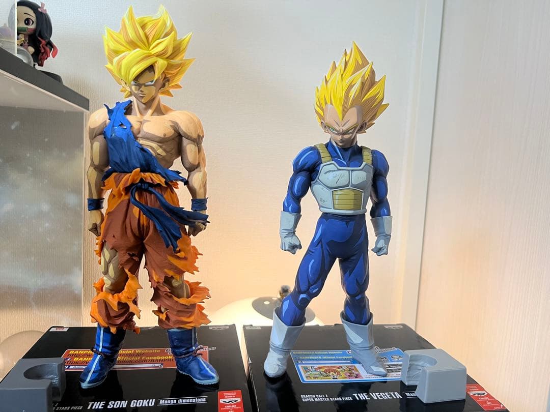 2台セットマンガディメンションズ　SMSP 海外正規品　初版孫悟空、ベジータ