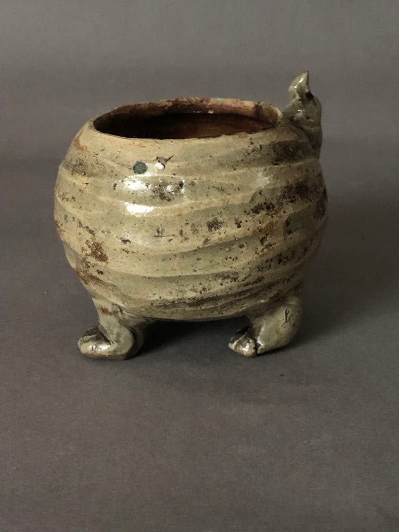 骨董　獅子の香炉　アンティーク