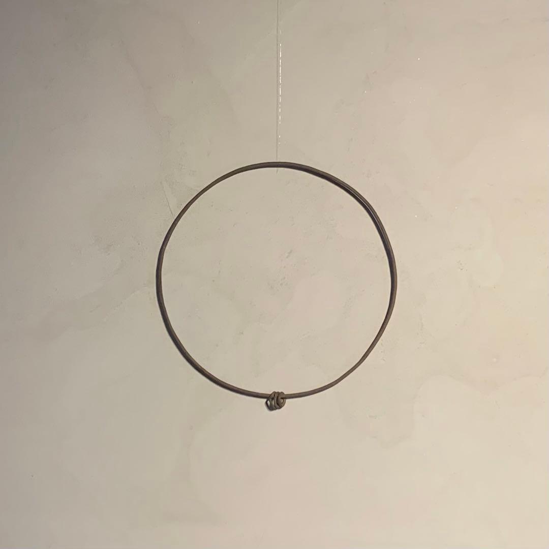 鉄の 道具 輪回し 古道具 鉄製輪 古道具坂田さん的 アンティーク オブジェ