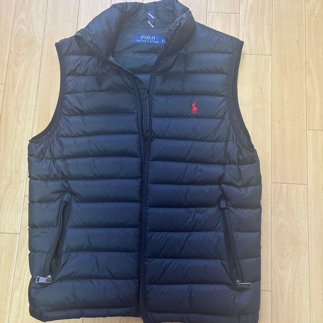 ［美品］Polo Ralph Lauren 黒 ダウンベスト M