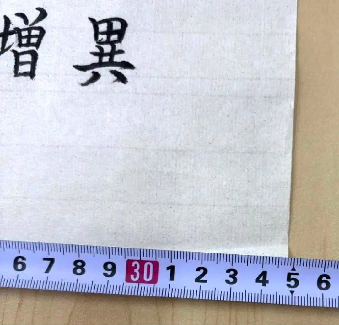 詳細不明 行書 2枚セット 骨董 美術品(K)