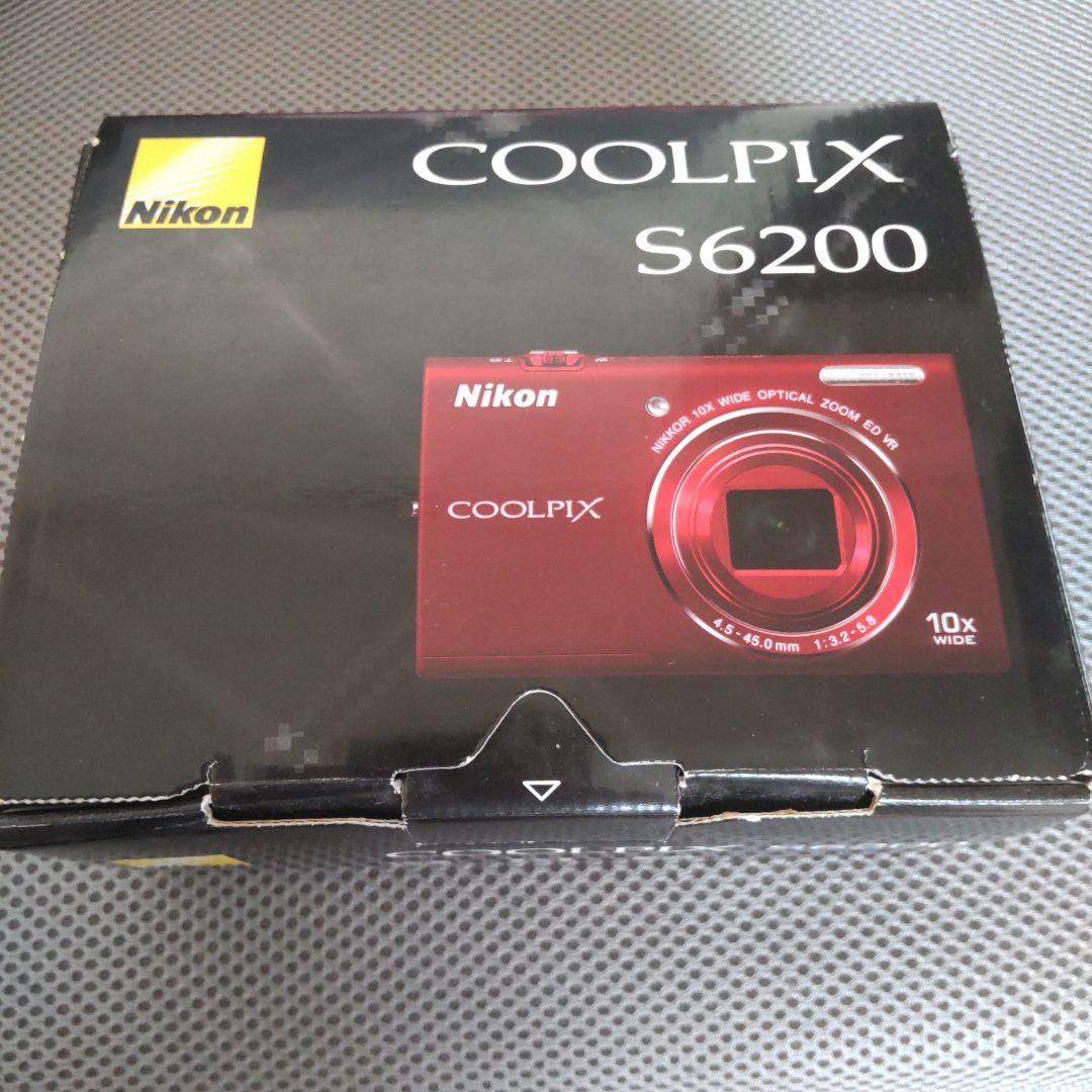 Nikon COOLPIX S6200 ブリリアンレッド 撮影時開封のみ