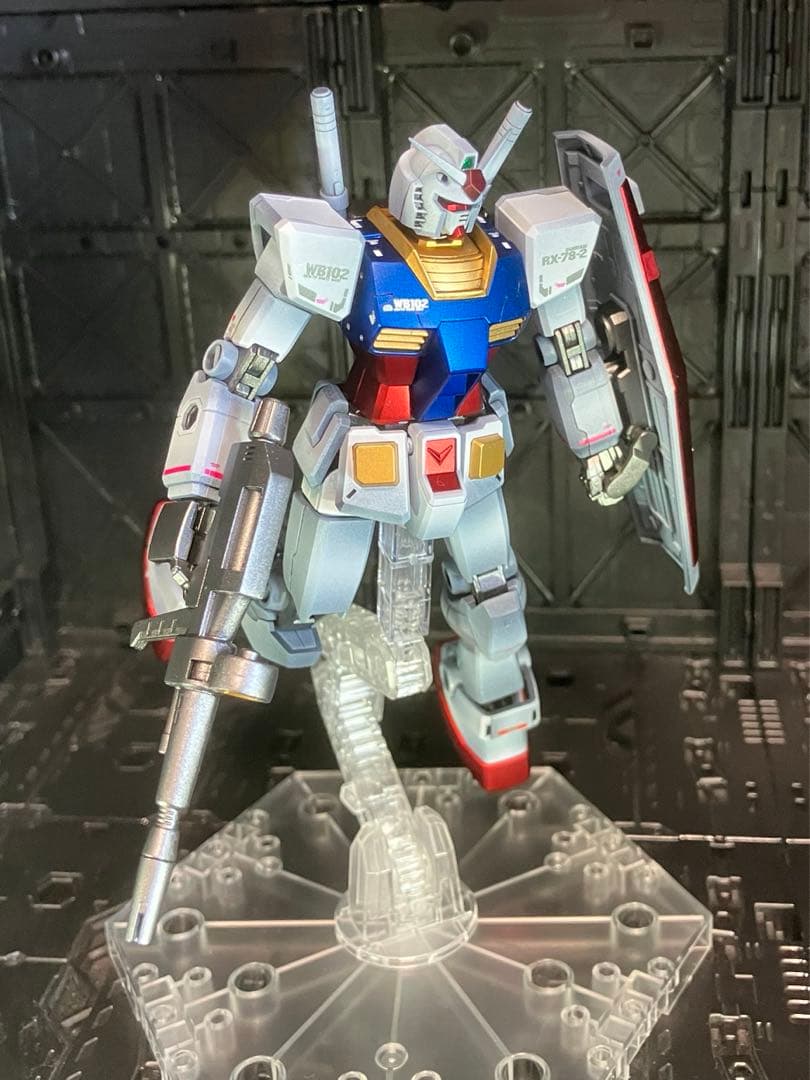 HG RX78-2ガンダム全塗装完成品　おまけ付き