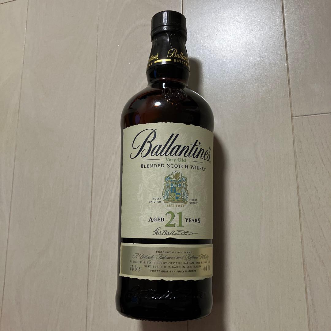 Ballantine's 21年 ウイスキー 専用ボックス付き